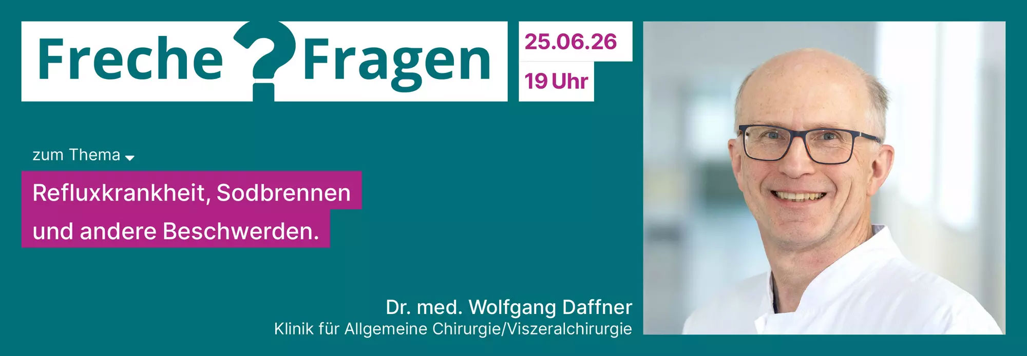 Refluxkrankheit, Sodbrennen und andere Beschwerden